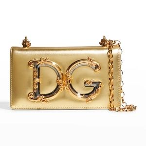 DG Girls Metallic Crossbody Bag